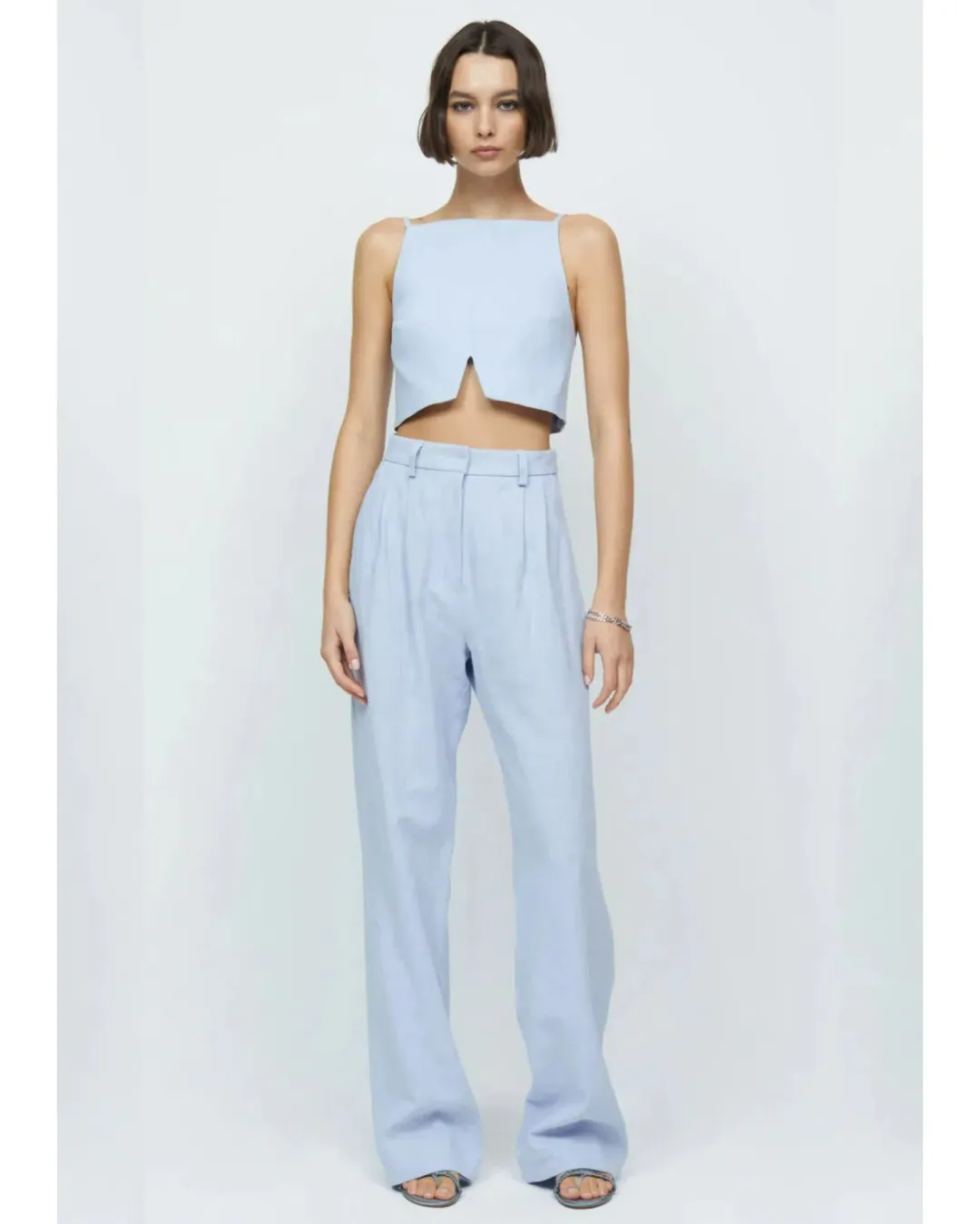 Bec & Bridge Harriet Pants Powder Blue Size AU 8 for rent on The Volte - main image