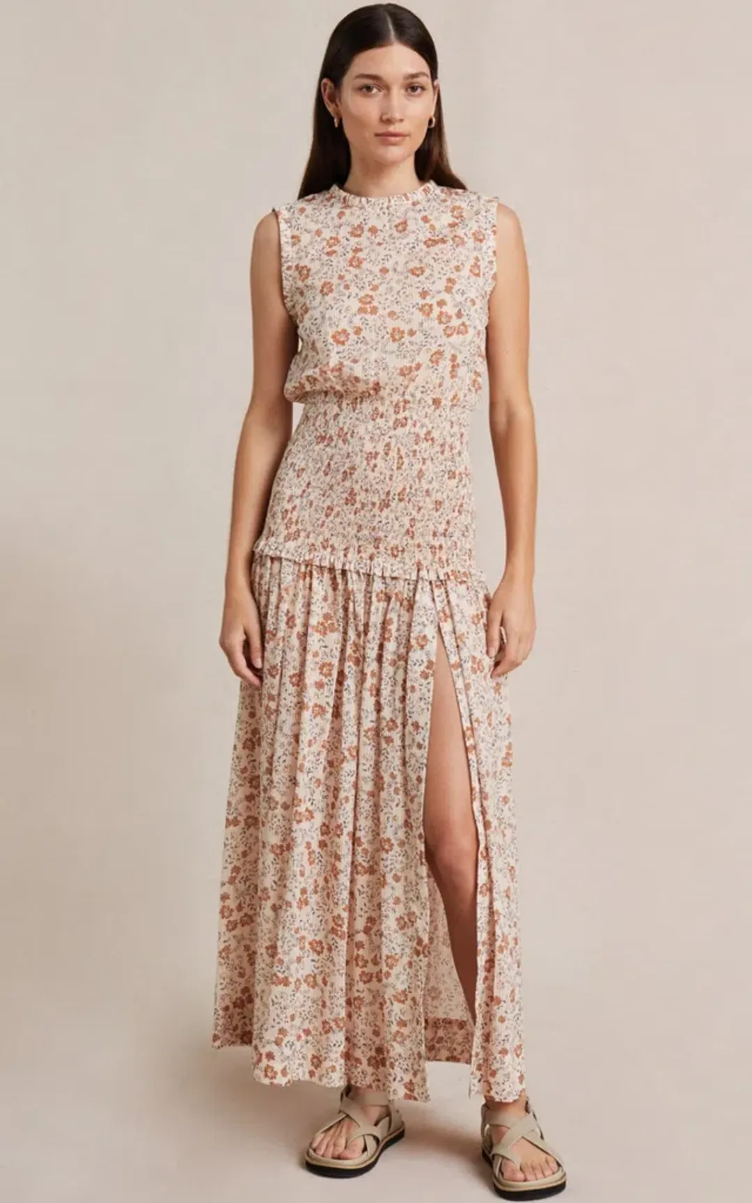 Bec and Bridge Janice Midi Dress Floral Size 8 for rent on The Volte - main image