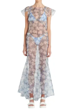 Sir the Label Anais Silk Dress Floral Size 1 / AU 8 for rent on The Volte - image 3