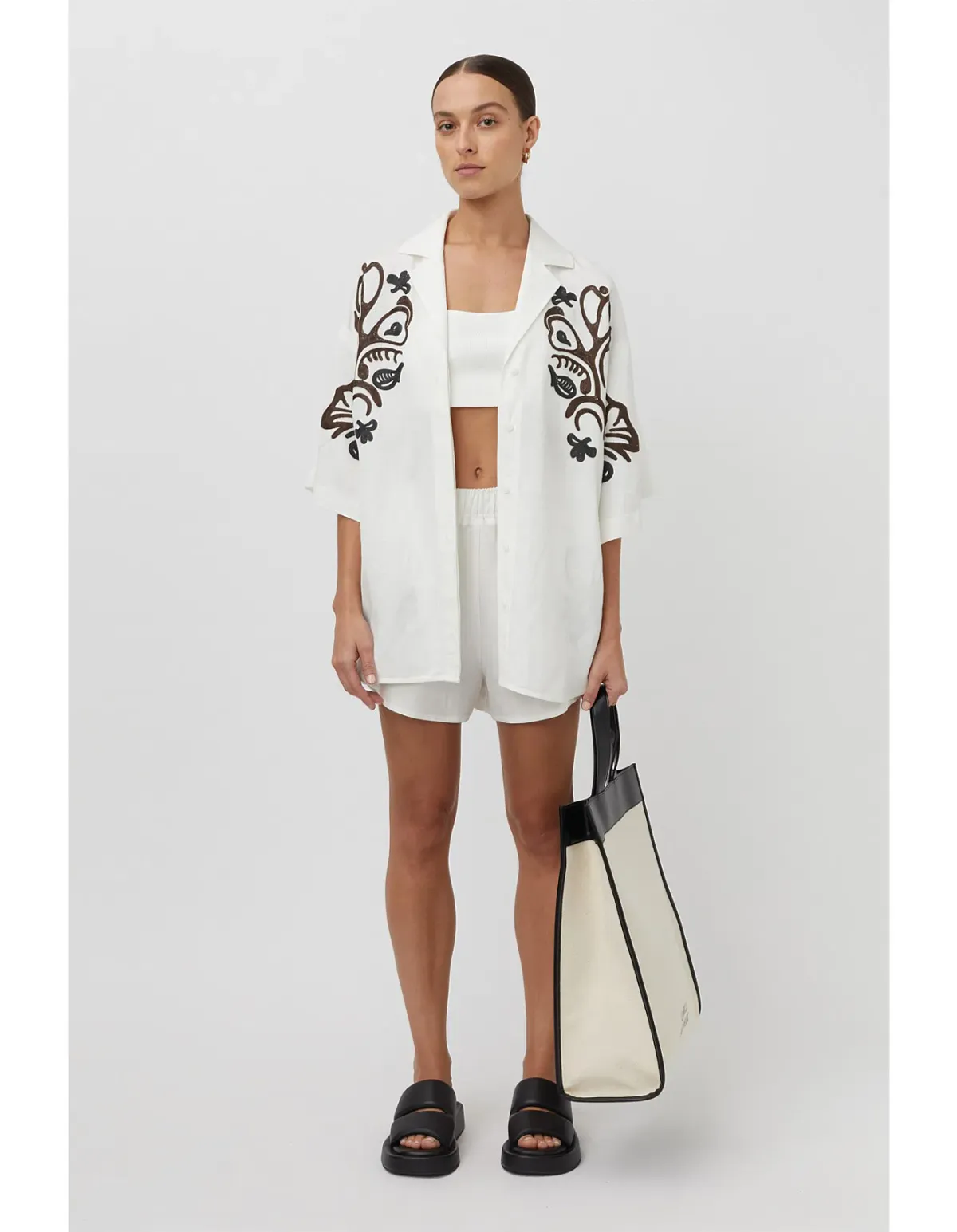 Camilla and Marc Catalina Set White Size 8/10 for rent on The Volte - main image