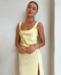 Anna Quan Etta Dress in Champagne Size 8 for rent on The Volte - image 4