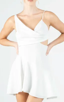 One Fell Swoop Josephine Mini In Pulsar White Size AU 8 for rent on The Volte - image 4