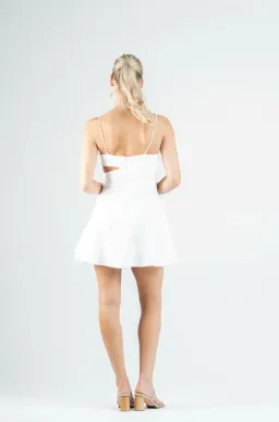 One Fell Swoop Josephine Mini In Pulsar White Size AU 8 for rent on The Volte - image 2