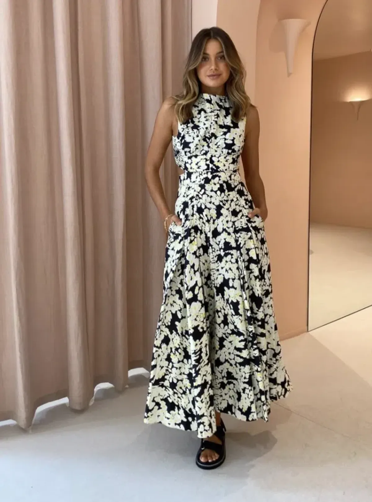 Camilla and Marc Ellie Maxi Dress Print Size 8 for rent on The Volte - main image