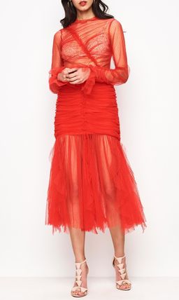 Alice McCall In Love with Love Top & Just Can’t Help It Skirt Set Red Size 4 for rent on The Volte - image 4