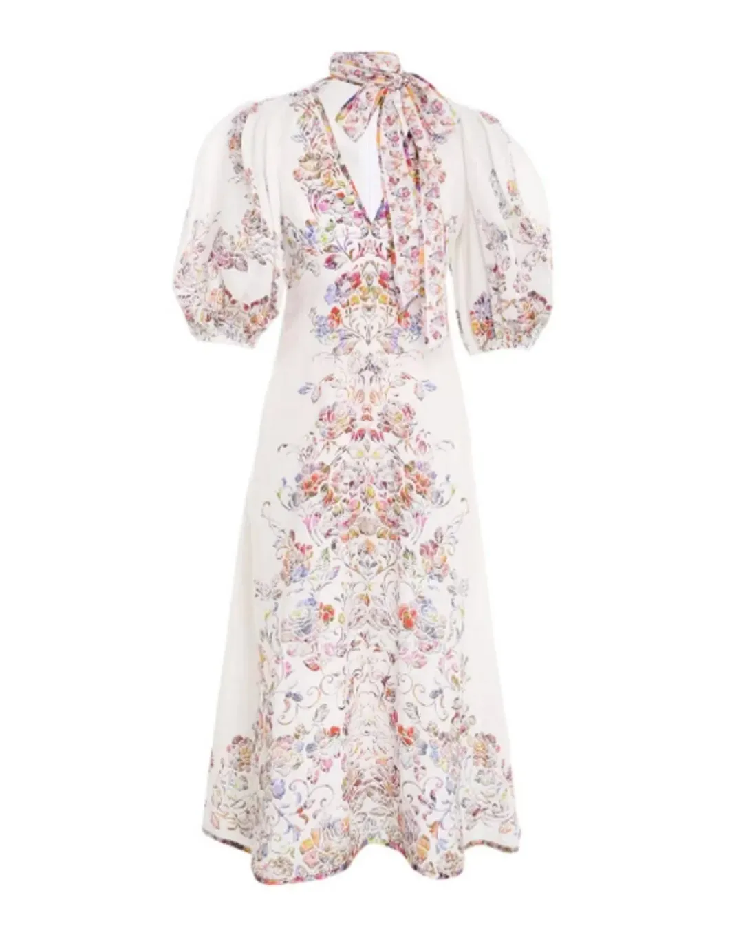 Zimmermann Prima Day Midi Dress Floral Size 0/ Au 8 for rent on The Volte - main image