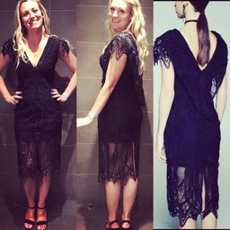 Demkiw Tribal Lace dress for rent on The Volte - image 3