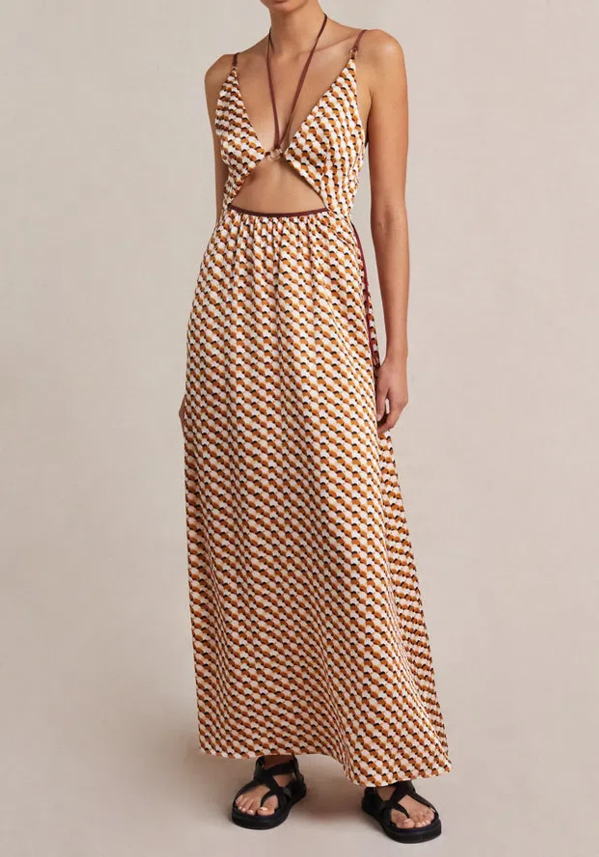 Bec & Bridge Casablanca Maxi Dress Print Size 6 / XS for rent on The Volte - main image
