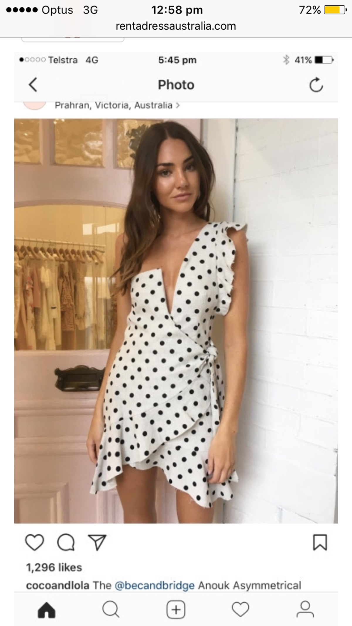 Bec and Bridge Anouk Asymmetrical Dress size 8 for rent on The Volte - main image