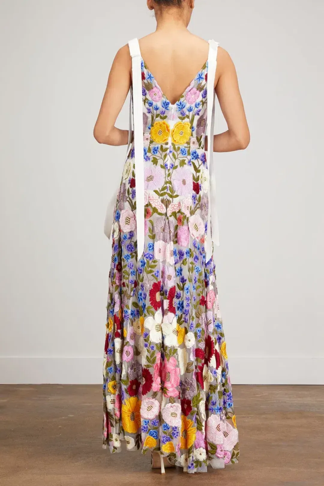 Rachel Gilbert Nya Gown Floral Size AU 8  for rent on The Volte - main image