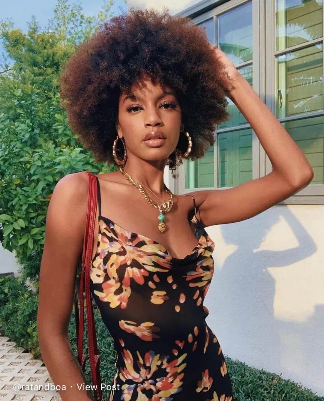 Rat & Boa Catarina Dress Black Size 6 for rent on The Volte - main image