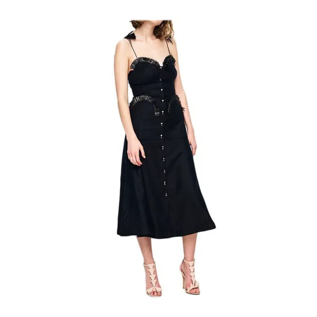 Alice McCall Black Girls on Film Dress Black Size AU 6 for rent on The Volte - main image