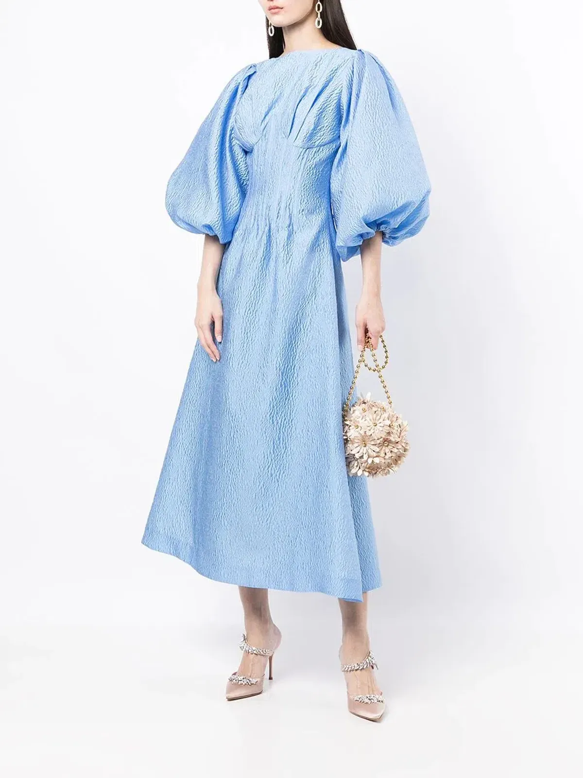 Rachel Gilbert Emiko Dress Blue Size 4/AU14 for rent on The Volte - main image