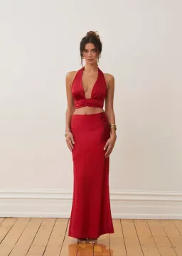 Arcina Ori Rosalina Set Small Red Size AU 8 for rent on The Volte - image 4