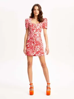 Alice McCall Salsa Daisy Daze Mini Dress Red Size 8 /AU 12 for rent on The Volte - image 3