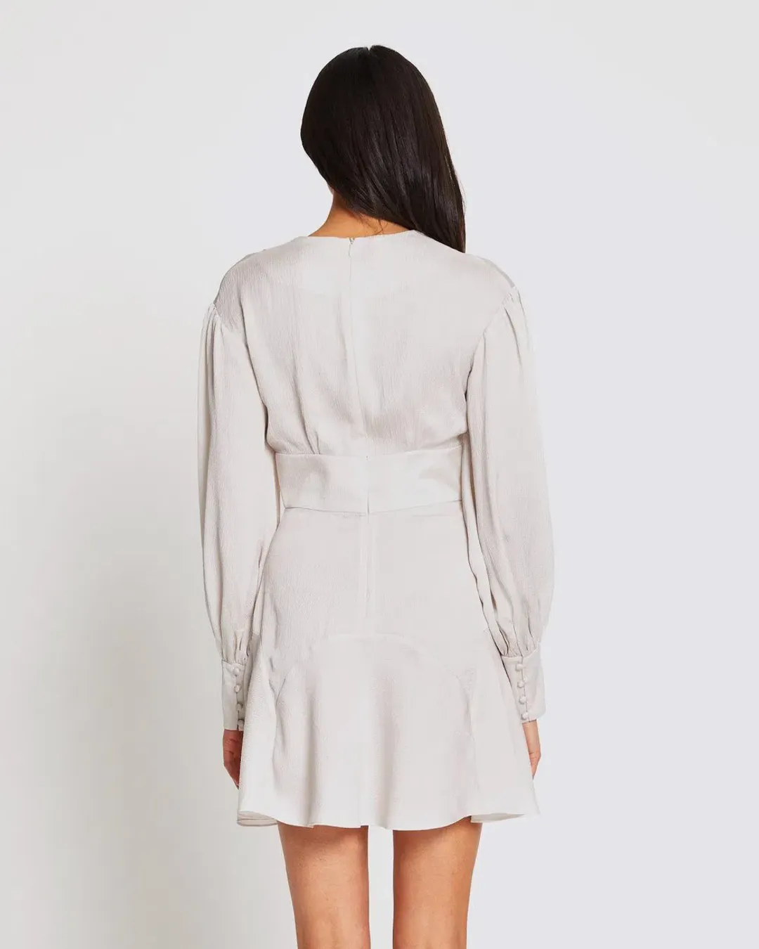 Alice McCall Stone Mexicola Mini Dress Grey Size AU 12 for rent on The Volte - main image