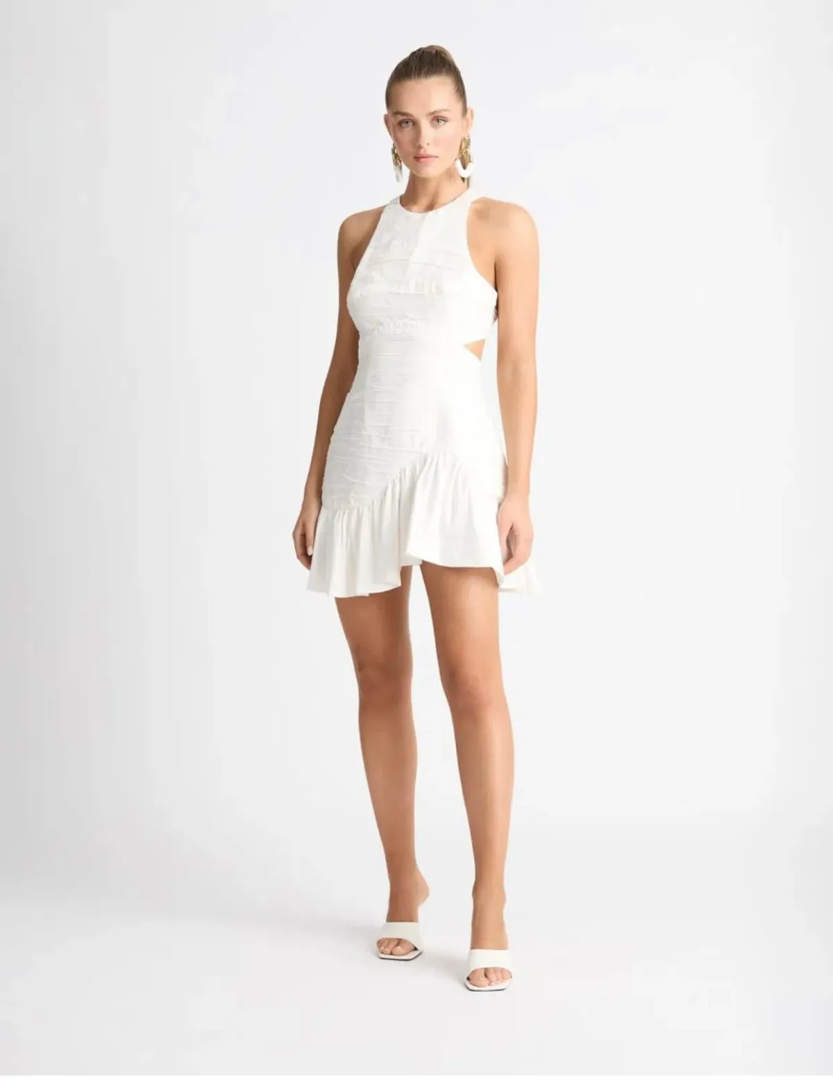 Sheike Isla Mini Dress White Size 8 / S for rent on The Volte - main image