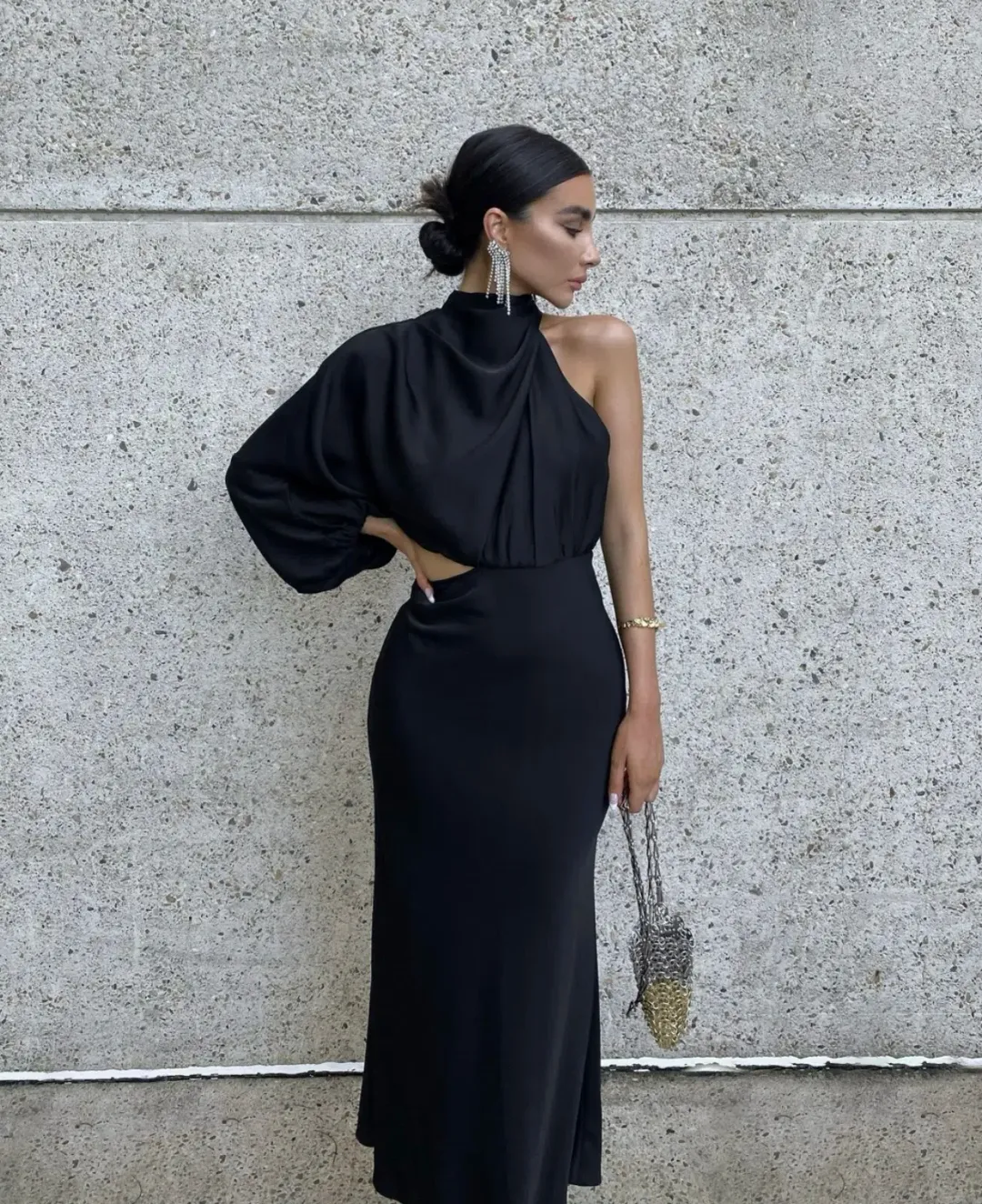 Sheike Olivia Maxi Dress Black Size 8 for rent on The Volte - main image