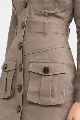 Significant Other Isabelle Dress Brown Size 8 for rent on The Volte - image 3