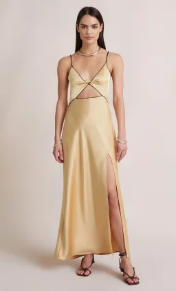 Bec & Bridge Hazel Maxi Dress Wheat Yellow Size 8 for rent on The Volte - image 4