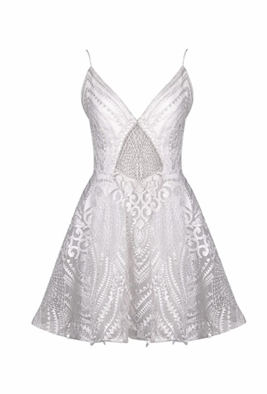 Thurley White Magic Mini Dress Size 6 for rent on The Volte - main image