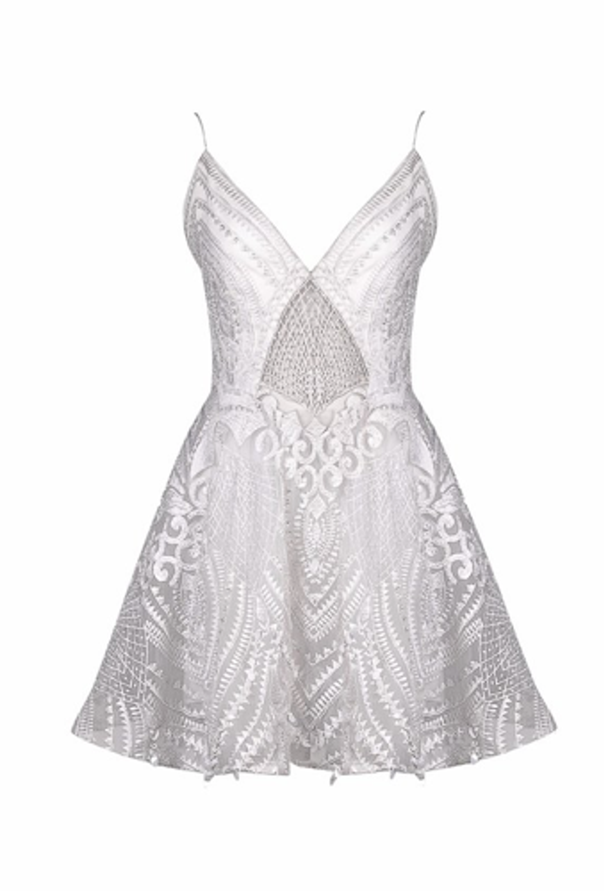 Thurley White Magic Mini Dress Size 6 for rent on The Volte - main image