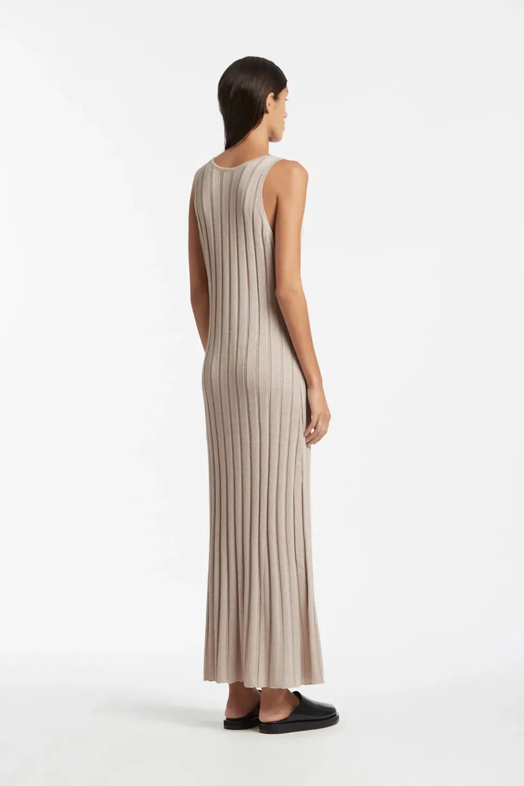 Sir the Label Isobel V Neck Dress Beige Size 1/AU 8 for rent on The Volte - main image