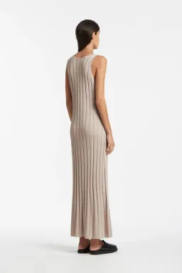 Sir the Label Isobel V Neck Dress Beige Size 1/AU 8 for rent on The Volte - image 3