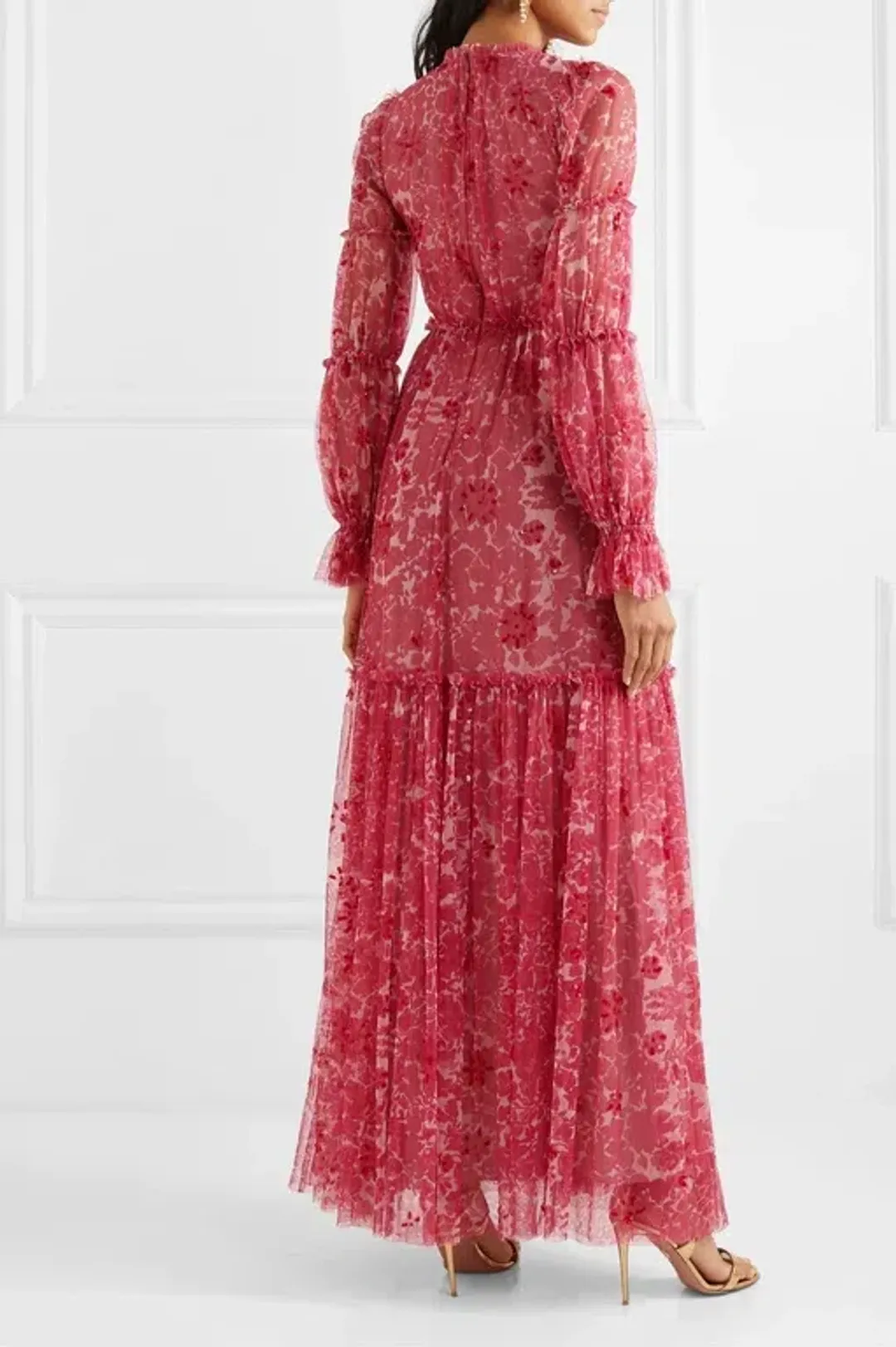 Needle and Thread Anya Embellished Gown Red Size 8 for rent on The Volte - main image
