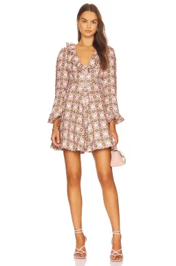 Zimmermann Daisy Mini Dress Pink Daisy Size 0/Au 8 for rent on The Volte - image 1