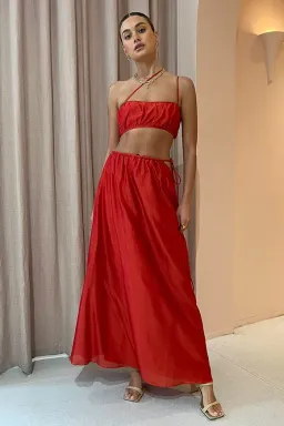 Sir the Label Lucelia Set Red Size 6 for rent on The Volte - image 4