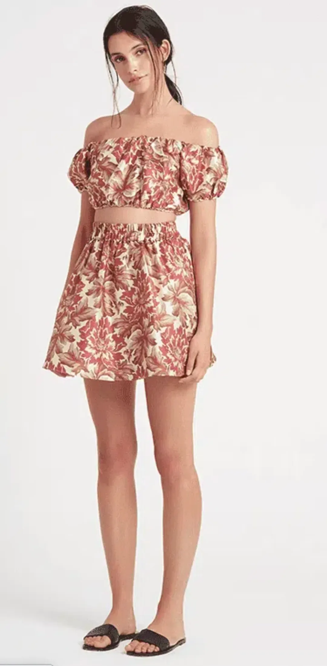 Sir the Label Valetta Off Shoulder Top Size 0 nad Mini Skirt Size 1 for rent on The Volte - main image