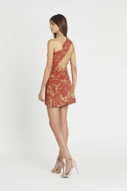 Sir the Label Florentine Mini Dress Print Pink Size AU 10 for rent on The Volte - image 2