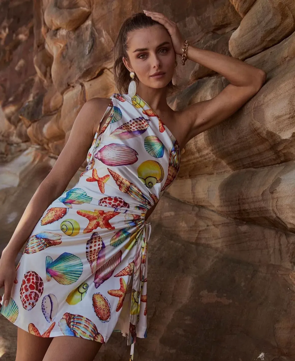 Sonya Moda Nour De La Mer Mini Dress Multi Size 8 / S for rent on The Volte - main image