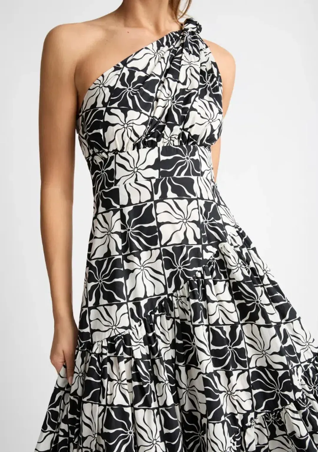 Sheike Magnolia Maxi Dress Black/White Size 10 / M for rent on The Volte - main image