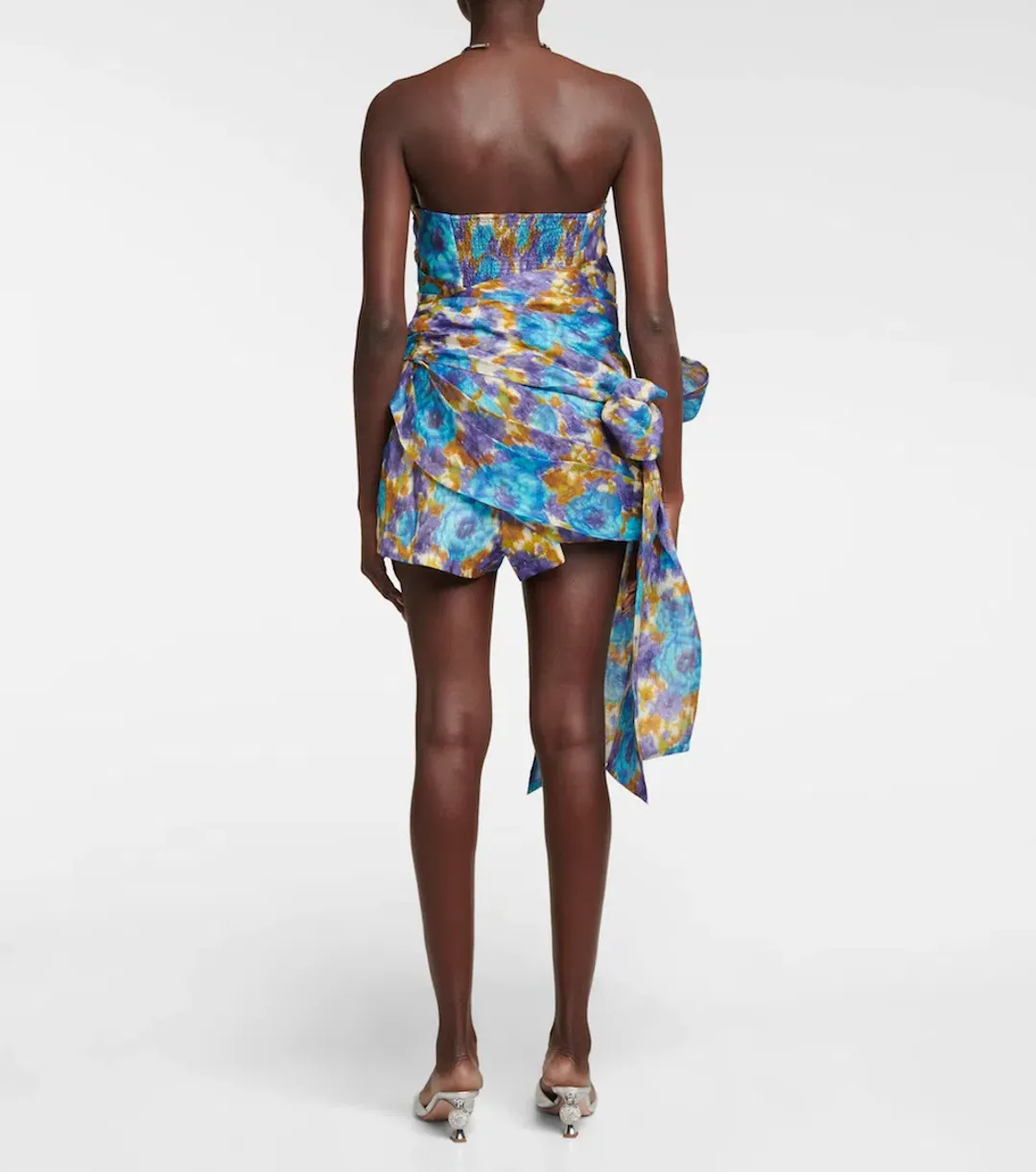 Zimmermann High Tide Wrap Playsuit Floral Size 0 / Au 8 for rent on The Volte - main image