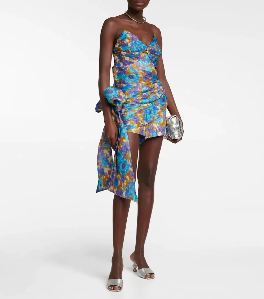 Zimmermann High Tide Wrap Playsuit Floral Size 0 / Au 8 for rent on The Volte - main image