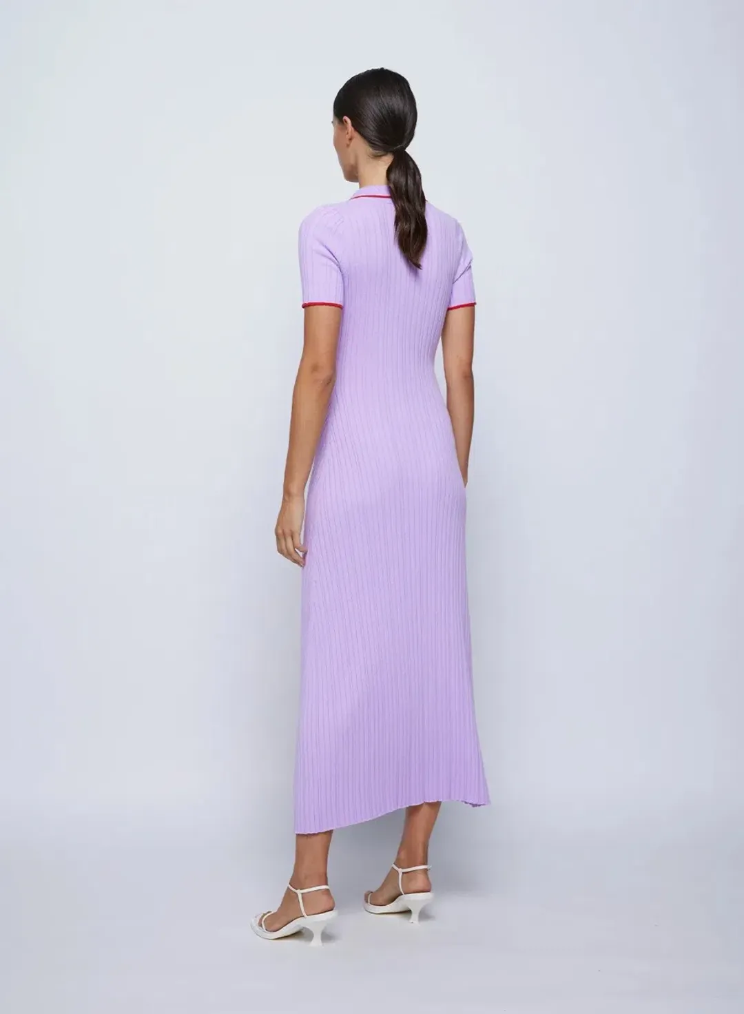 Anna Quan Laurel Penelope Midi Lilac Orchid Dress Size AU 8 for rent on The Volte - main image