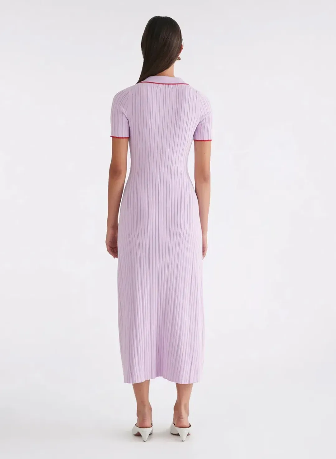 Anna Quan Laurel Penelope Midi Lilac Orchid Dress Size AU 8 for rent on The Volte - main image