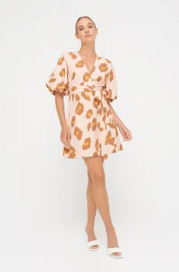 Sheike Copy Cat dress animal print Pink Size AU 8 for rent on The Volte - image 1