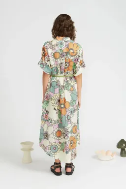 Alemais Farrah Shirtdress Cream Size AU 12 for rent on The Volte - image 2