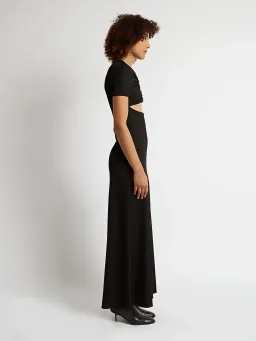 Christopher Esber Polar Orbit Tee Dress Black Size 8 / S for rent on The Volte - image 4