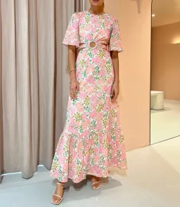 Hansen & Gretel Flores Dress in Watercolour Floral Size 10 for rent on The Volte - image 3