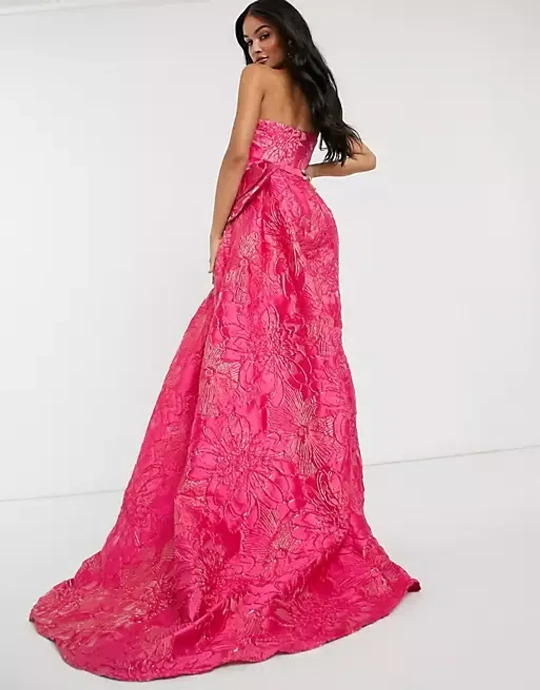 Bariano Bandeu Gown Pink Size M / Au 10 for rent on The Volte - main image
