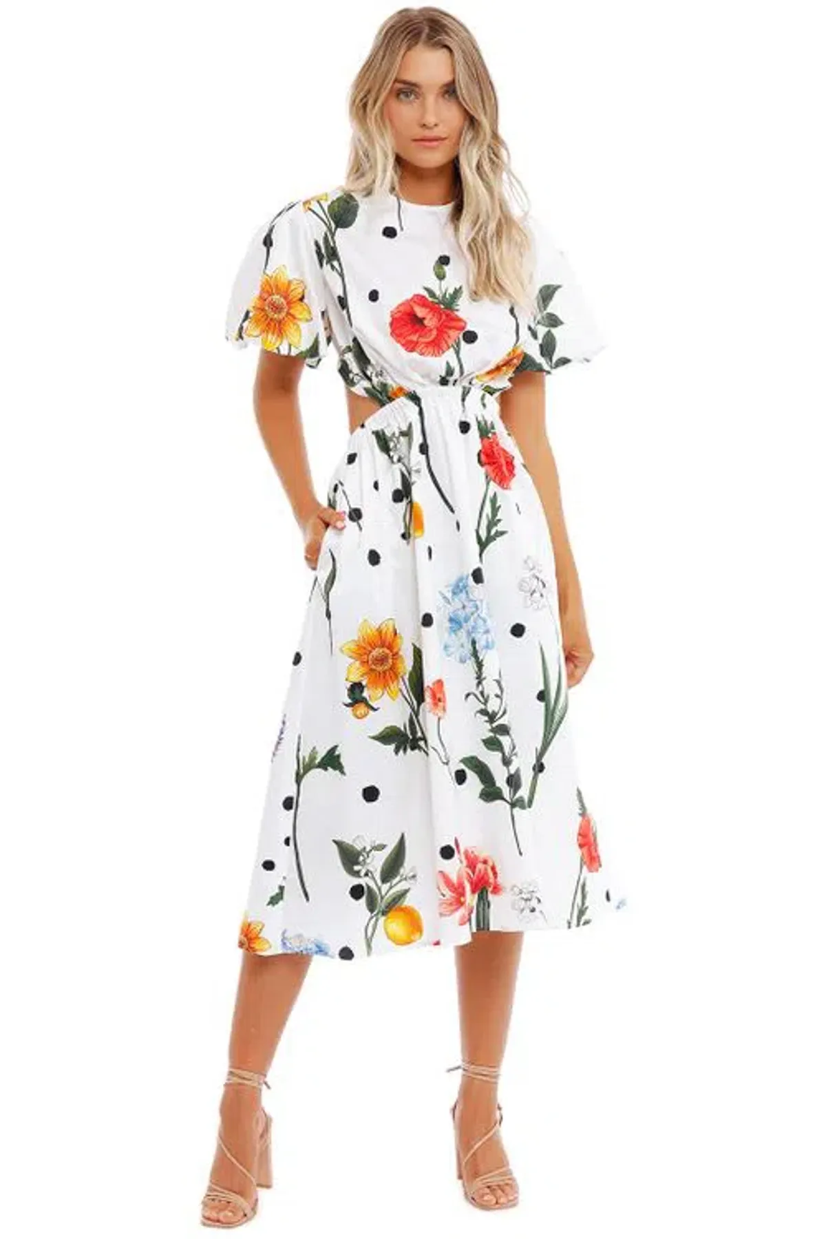Leo Lin La Flor Dress Floral Size 6 for rent on The Volte - main image