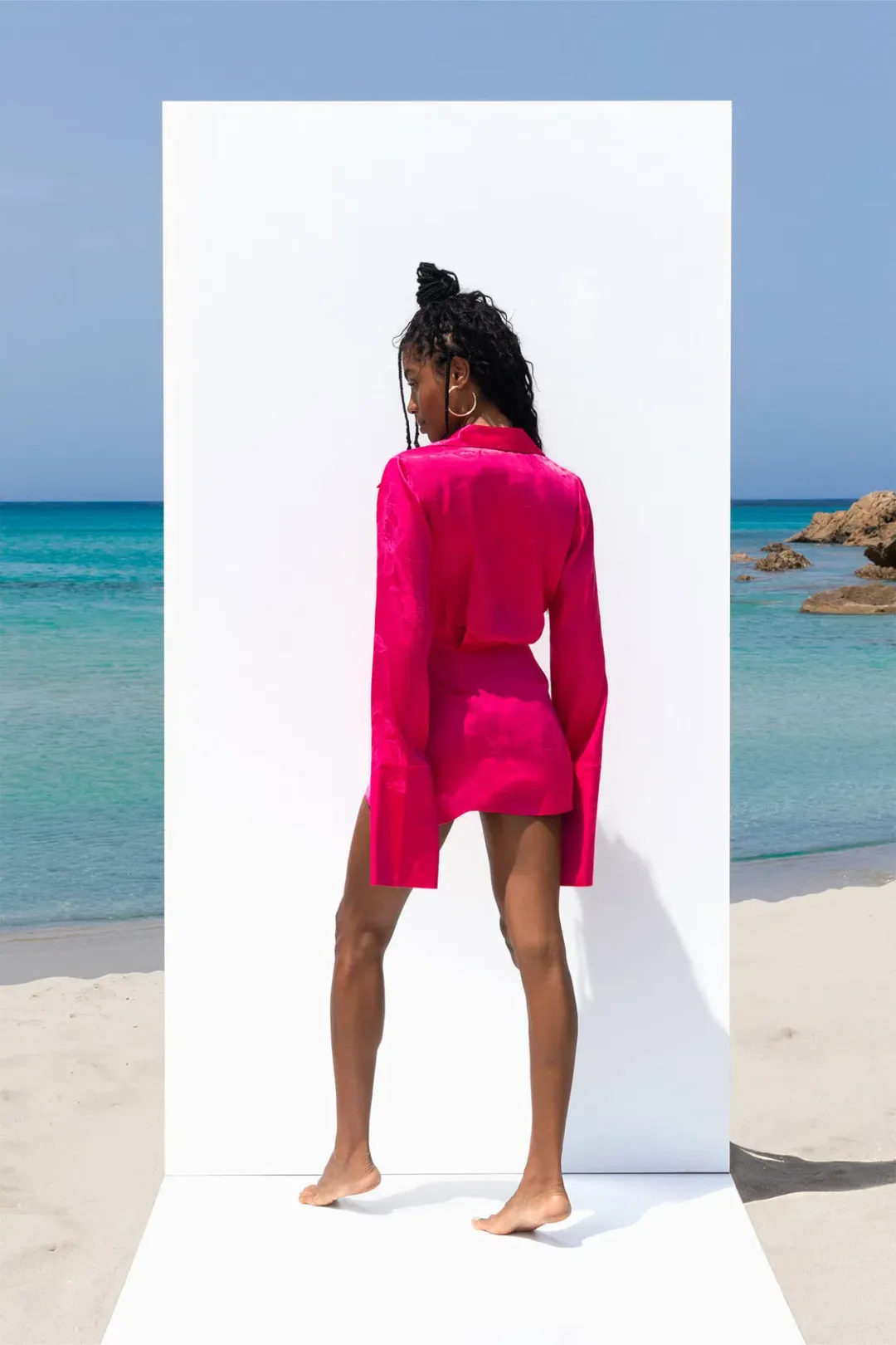 Rat & Boa Paloma Mini Dress Pink Size XS / Au 6  for rent on The Volte - main image