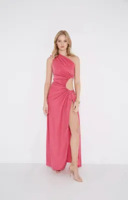 Sonya Moda Nour Maxi Dress in Pink Shimmer Size 12 / L for rent on The Volte - image 1