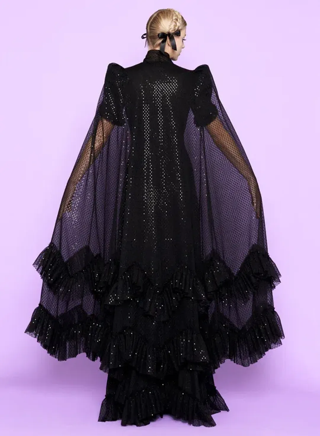 The Vampire's Wife Skyrocket Cape Black Size 10 for rent on The Volte - main image