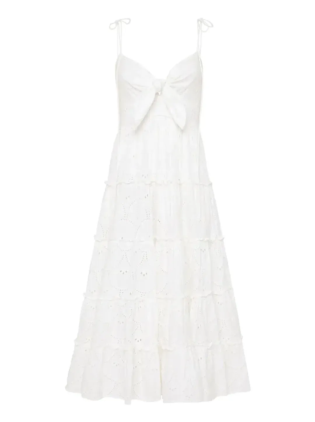 Palm Noosa James Dress in White Size 6 for rent on The Volte - main image