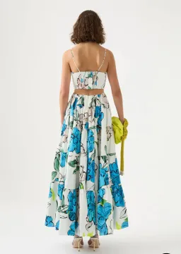 Aje Botanical Tiered Maxi Dress Floral Size 10 for rent on The Volte - image 4